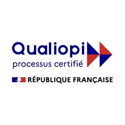 Logo Qualiopi. Processus certifié. République Française