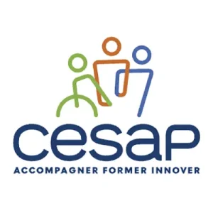 Logo CESAP, accompagner, former, innover